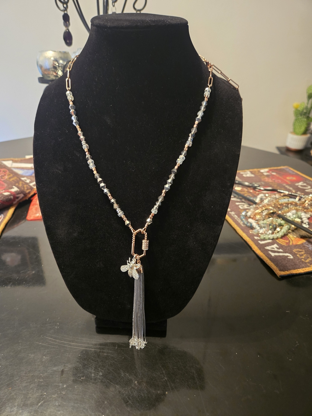 Bomb Party Pendant Necklace The Queen Has Arrived Silver Gold RBP6261RG